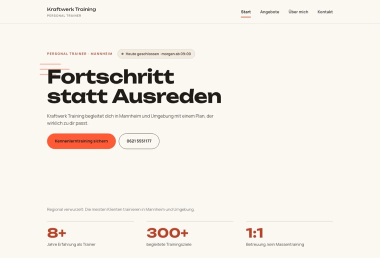 Design aktiv-dynamisch: energiegeladen, dynamisch