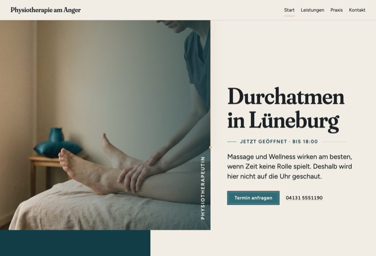 Design beweg-grund: ruhig, klinisch-frisch