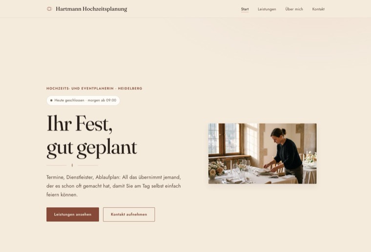 Design fest-fein: zart, elegant, warme Serifen