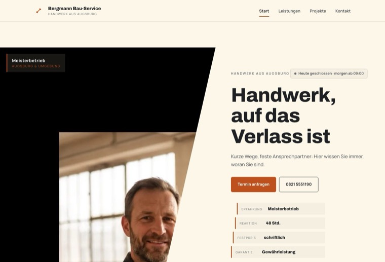 Design handwerk-stark: kraftvoll, klar strukturiert