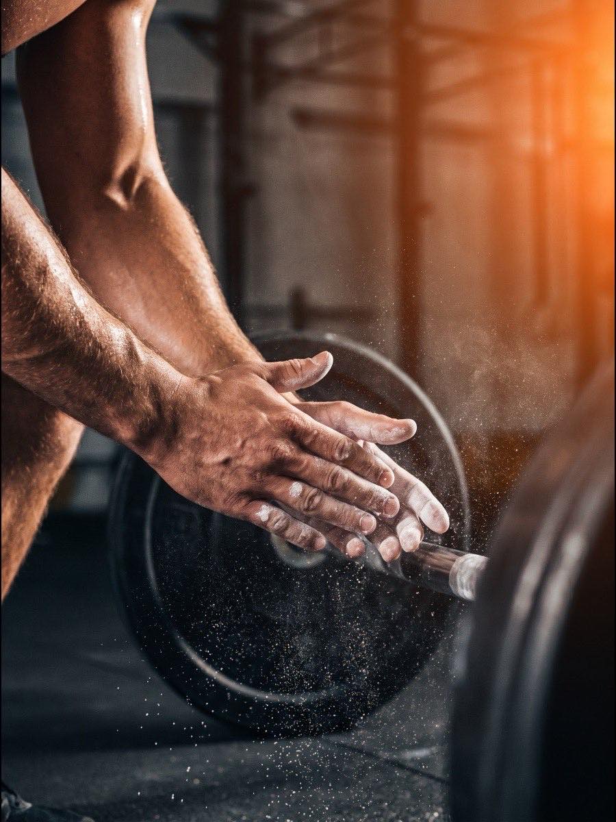 Krafttraining mit voller Konzentration
