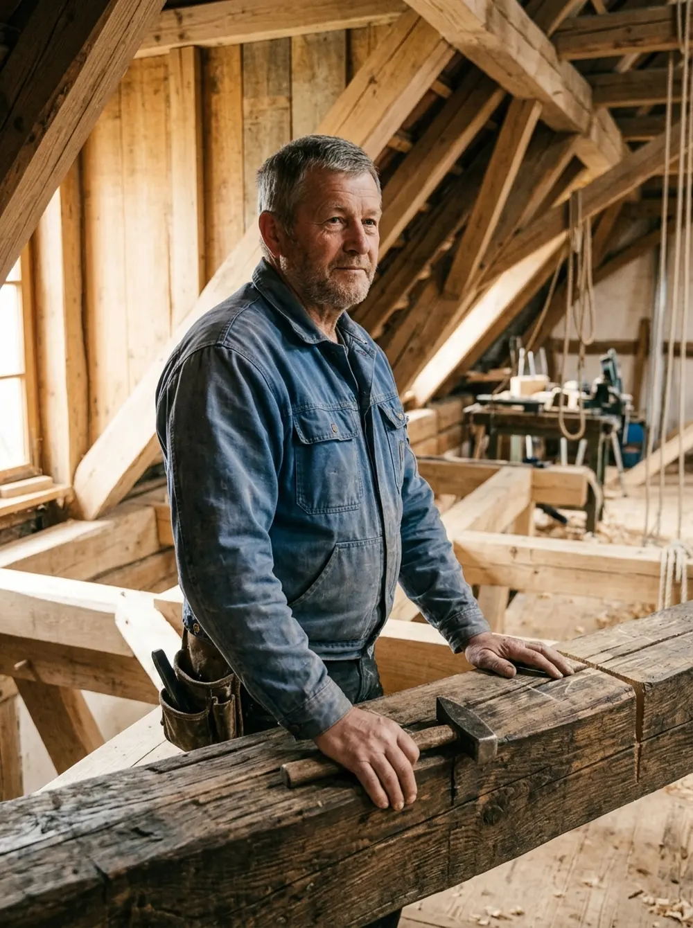Arbeitsplatz von Feldkamp Zimmerei