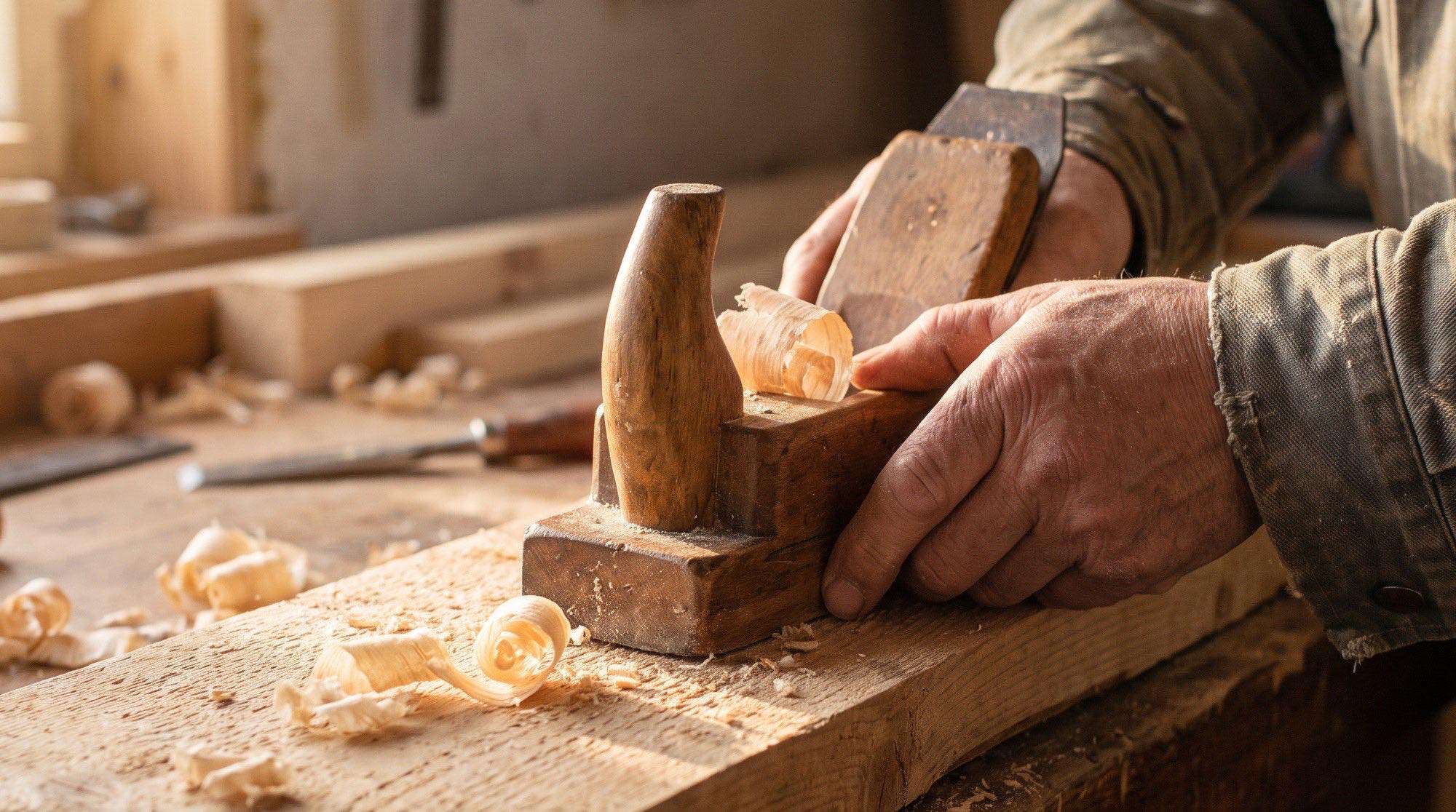 Detailarbeit von Hand