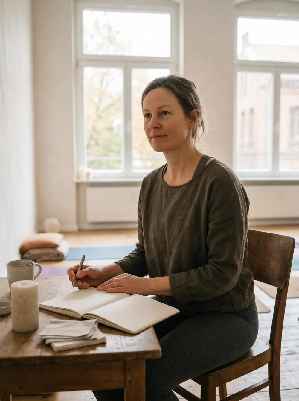 Arbeitsplatz von Stille Quelle Yoga