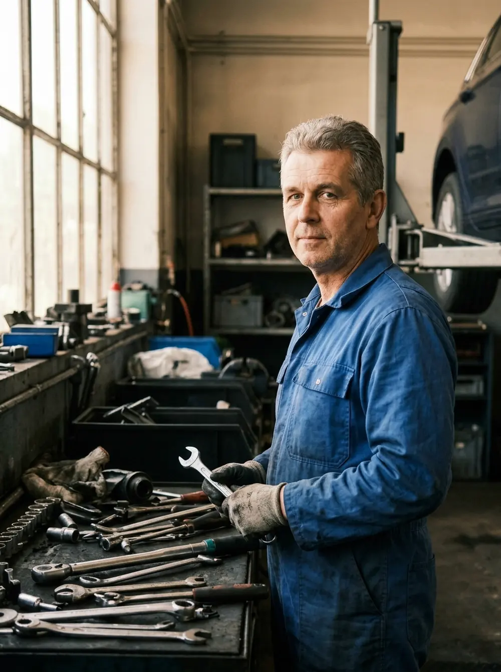 Arbeitsplatz von Meisterwerk KFZ-Service